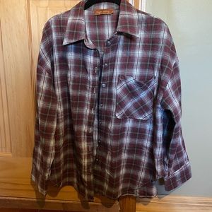 Long Sleeves Button Down Flannel